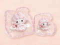 Teacup Sheep 2 Pack Squishy Set, Kawaii Pink Mother & Baby Lamb Squeeze Toy Stress Relief Fidget Toy