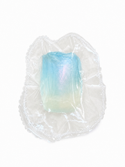 Mermaid Color Cube Squishy, Transparent Jelly Vaseline Squeeze Toy Stress Relief Fidget Toy