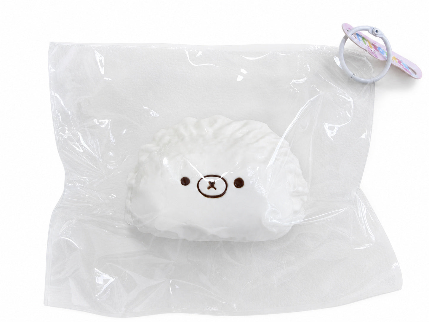 Dumpling Bear Squishy, Cute White Cloud Dumpling Squeeze Toy Soft Stress Relief Fidget Toy