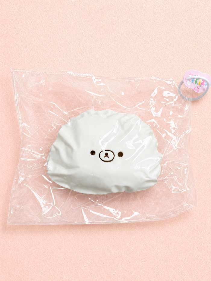 Dumpling Bear Squishy, Cute White Cloud Dumpling Squeeze Toy Soft Stress Relief Fidget Toy