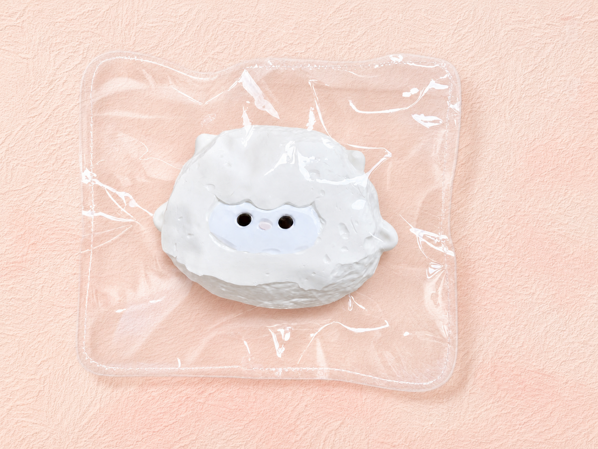 White Lamb Squishy handmade squishy toy
