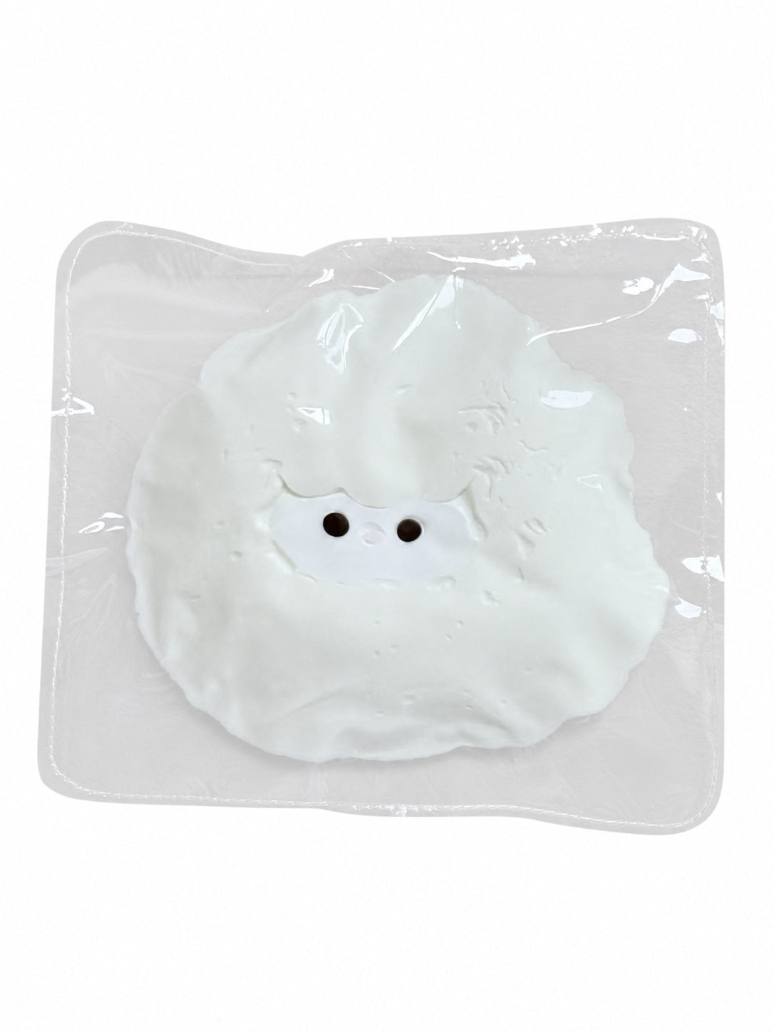 White Lamb Squishy squishy toy detail view