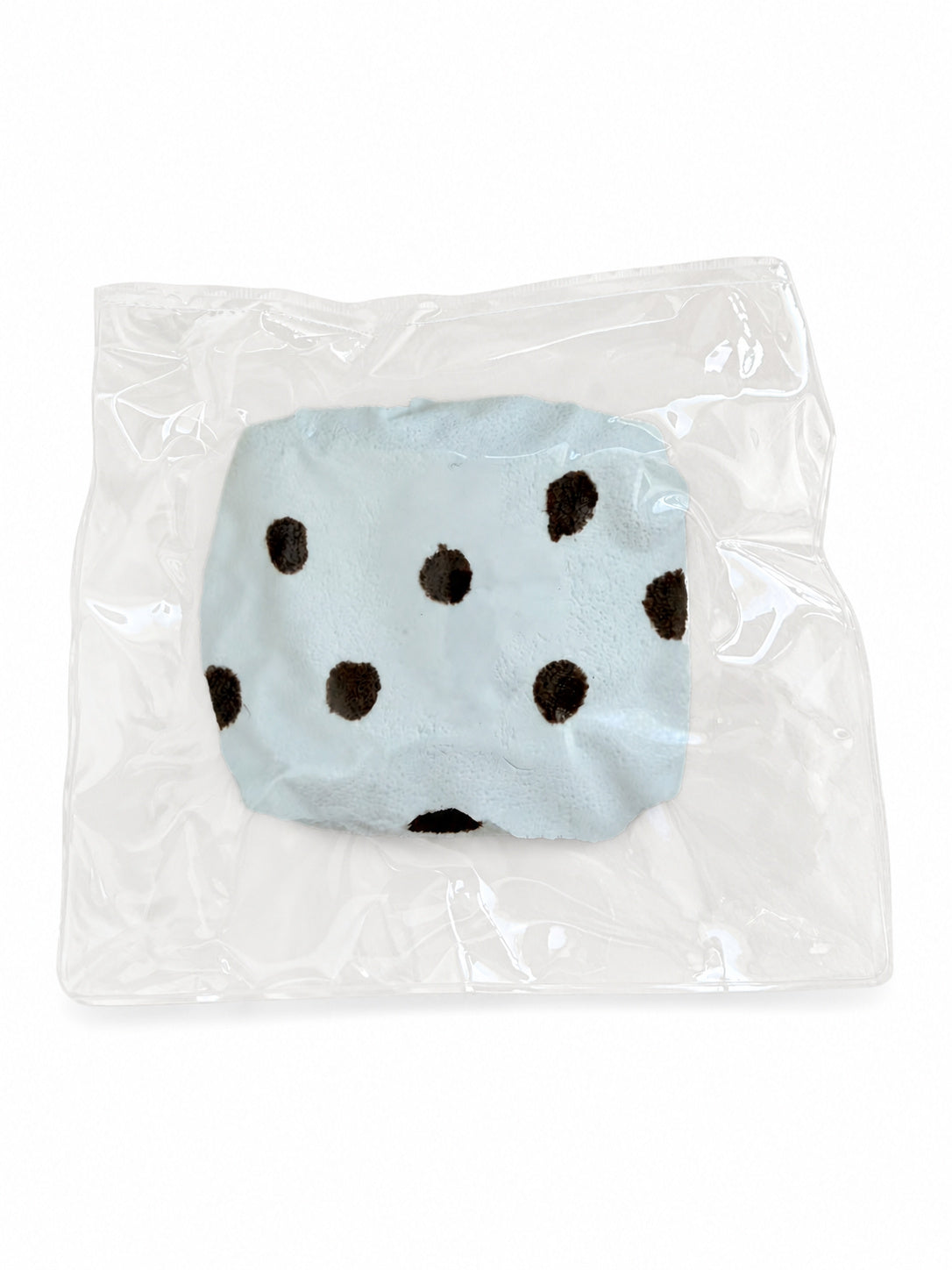 Blue Polka Dot Cake Squishy squishy toy detail view