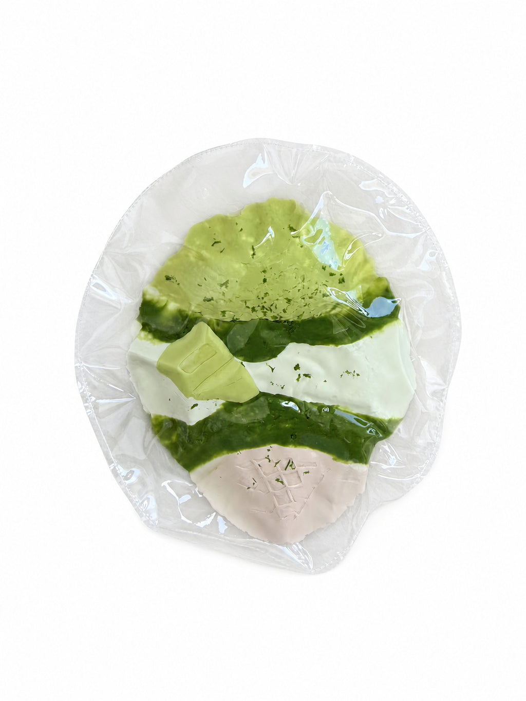 Matcha Ice Cream Squishy, Waffle Cone Dessert Squeeze Toy Soft Stress Relief Fidget Toy