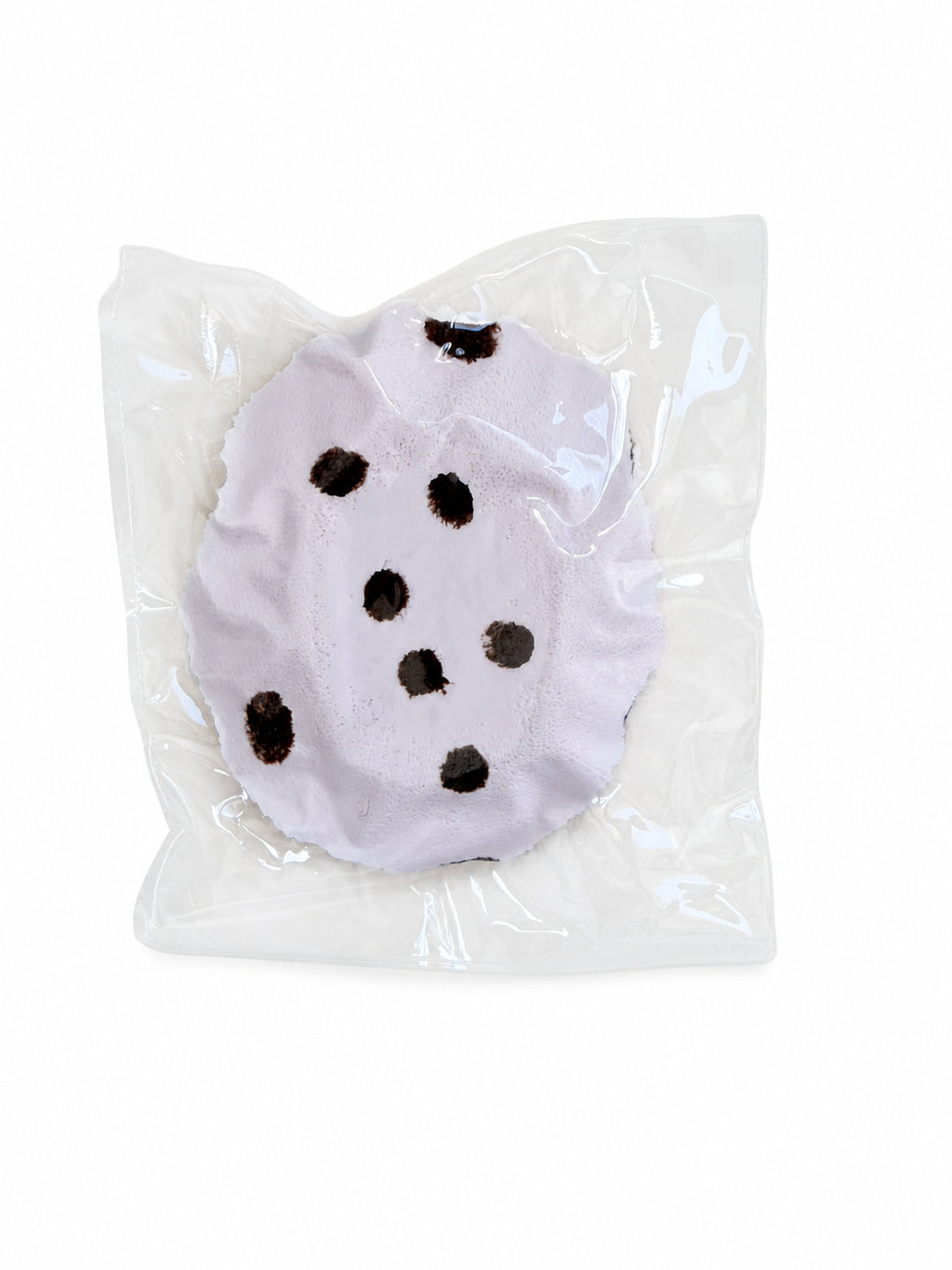 Polka Dot Oval Cake Squishy, Cute Black Dot Dessert Squeeze Toy Stress Relief Fidget Toy