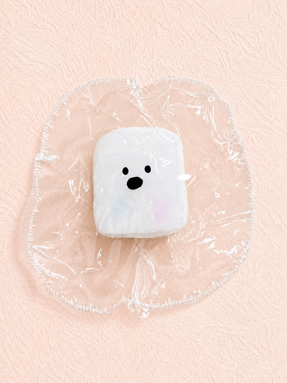 Blush White Bear Squishy handmade squishy toy