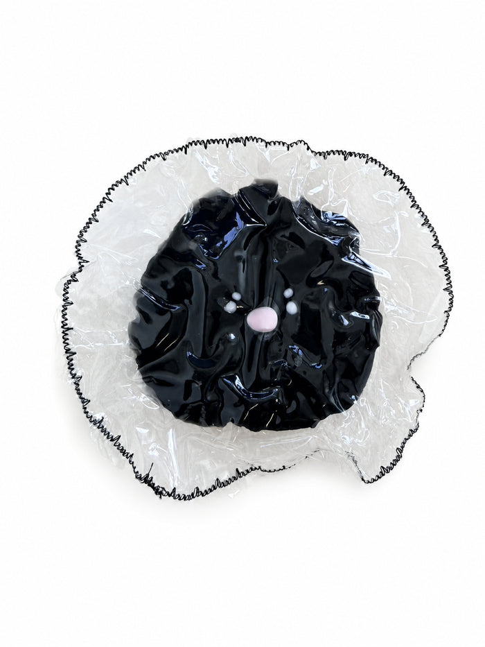 Black Pig Squishy, Cute Cartoon Piglet Squeeze Toy Soft Stress Relief Fidget Toy