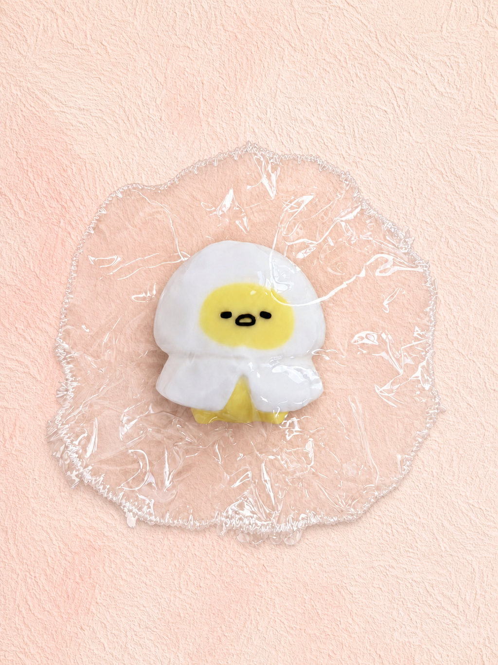 Eggy Character Squishy, Cute Round Egg Figure Squeeze Toy Soft Stress Relief Fidget Toy