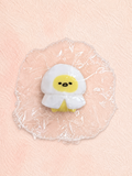 Eggy Character Squishy, Cute Round Egg Figure Squeeze Toy Soft Stress Relief Fidget Toy