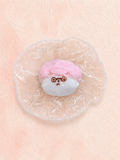 Pink Hair Granny Squishy, Moody Elderly Lady With Glasses Squeeze Toy Soft Stress Relief Fidget Toy