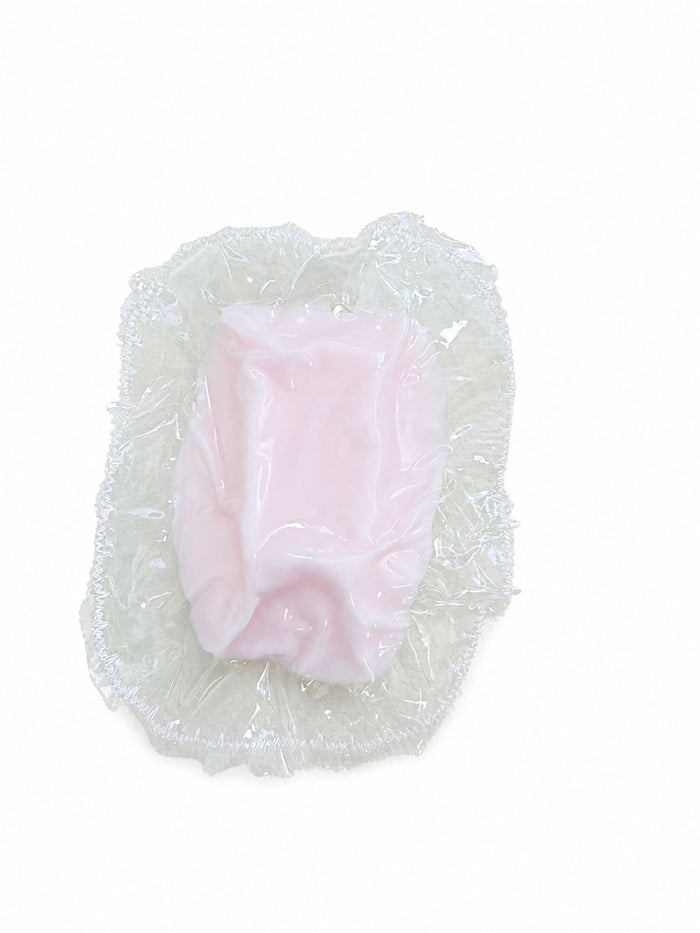 Pink Cube Squishy, Soft Square Block Dessert Squeeze Toy Stress Relief Fidget Toy