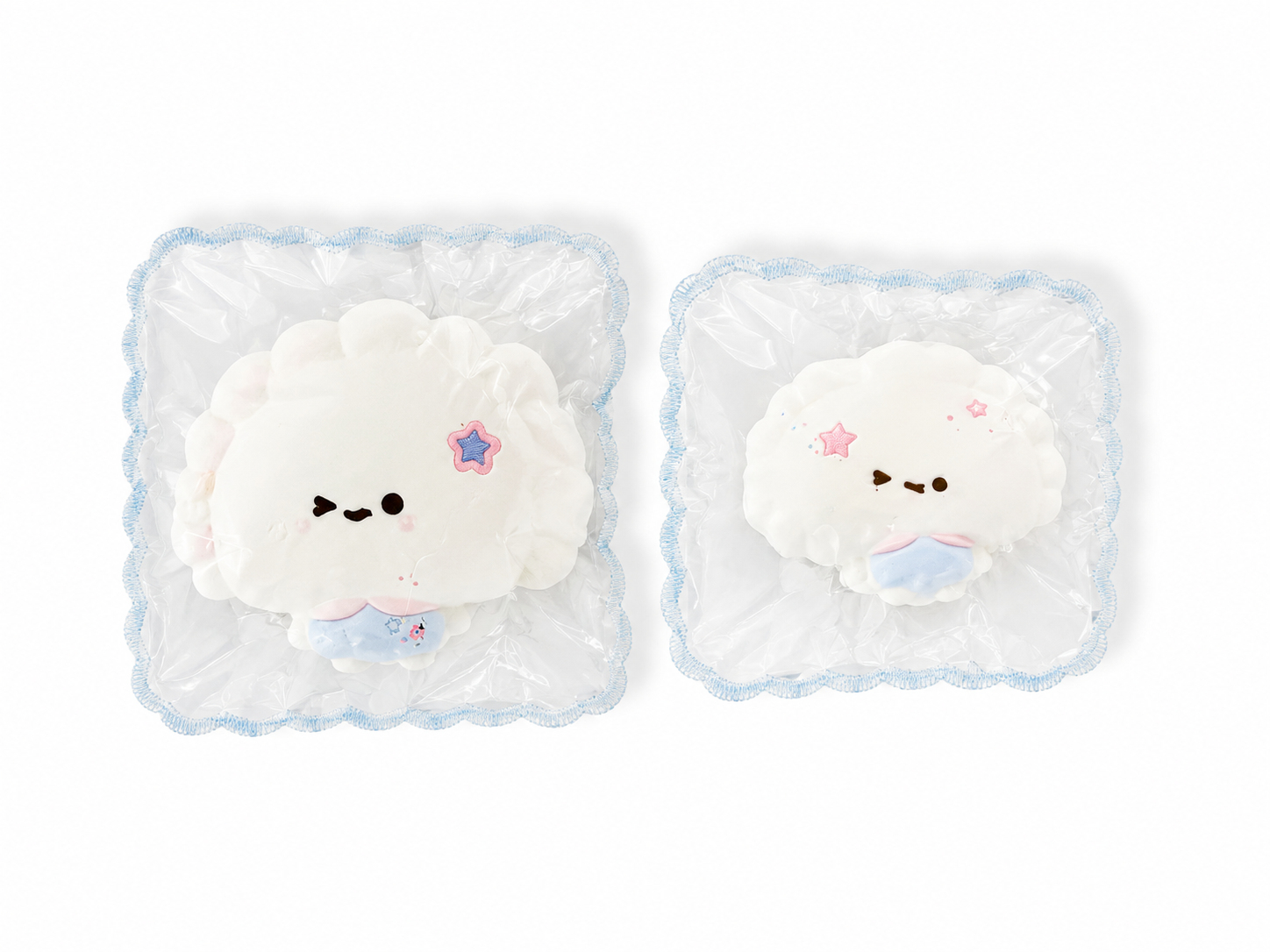 Big Head Dumpling 2 Pack Squishy Set, Mother & Baby Dumpling Squeeze Toy Stress Relief Fidget Toy