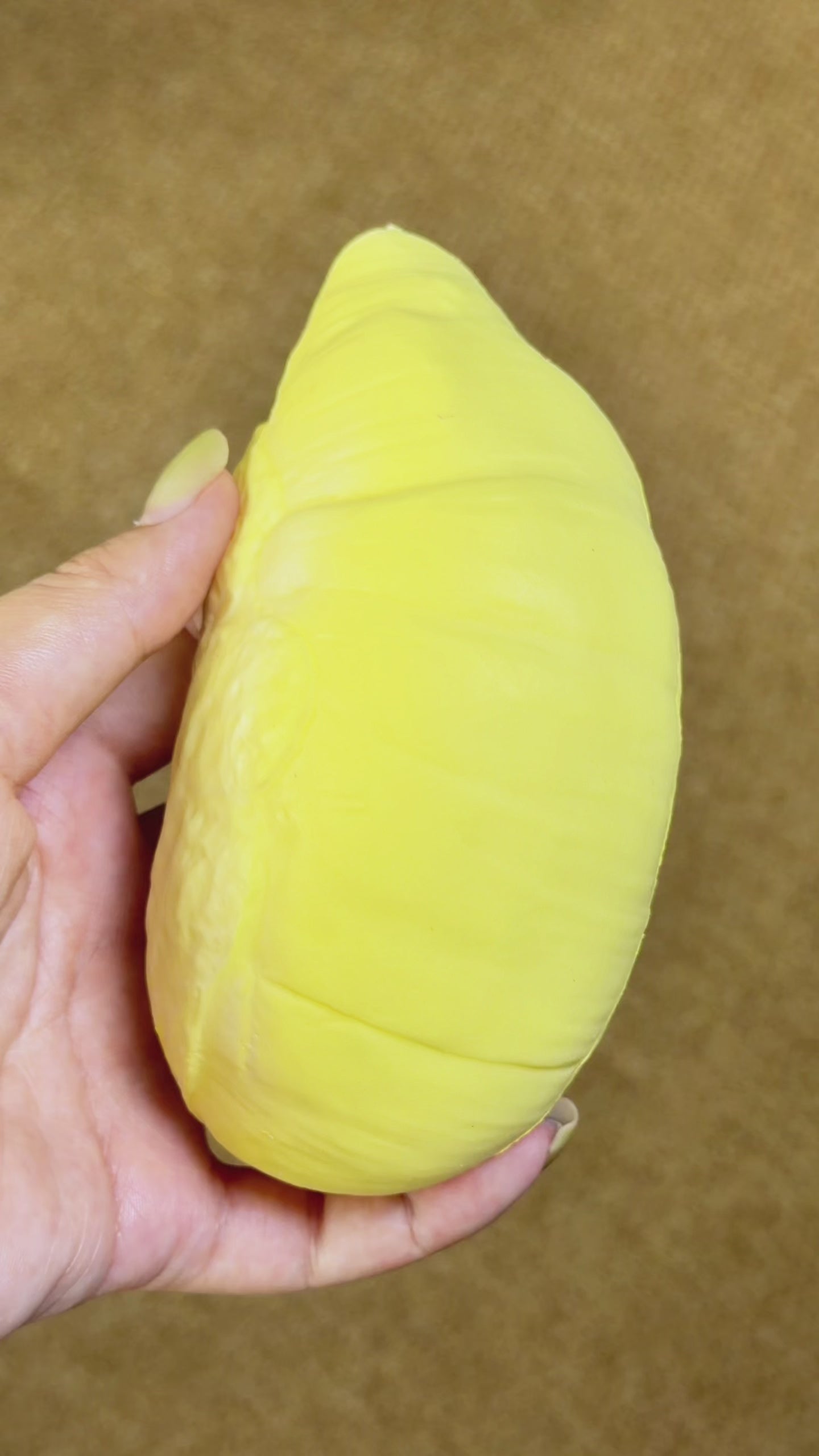 Durian Squishy, Realistic Fruit Squeeze Toy Soft Stress Relief Fidget Toy