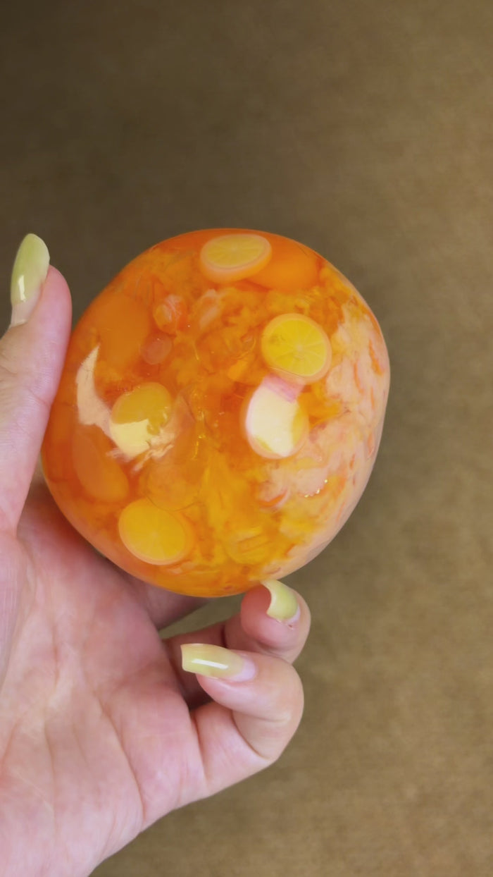 Orange Jelly Crunch ASMR Squishy