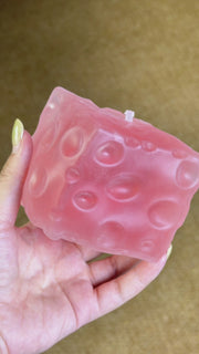 Transparent Cheese Cube Squishy