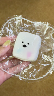 Blush White Bear Squishy